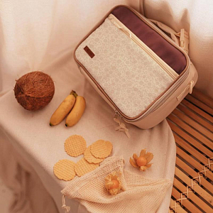 Сумка для ланча Mrs. Ertha "Bouquet Silhouette", цветочный эскиз